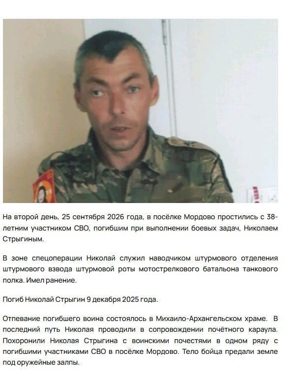 Strygin Nikolay Ivanovich