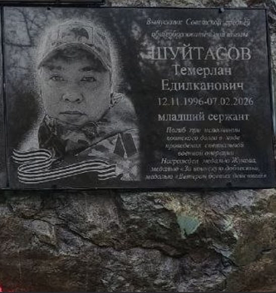 Shuytasov Temerlan Edilkanovich