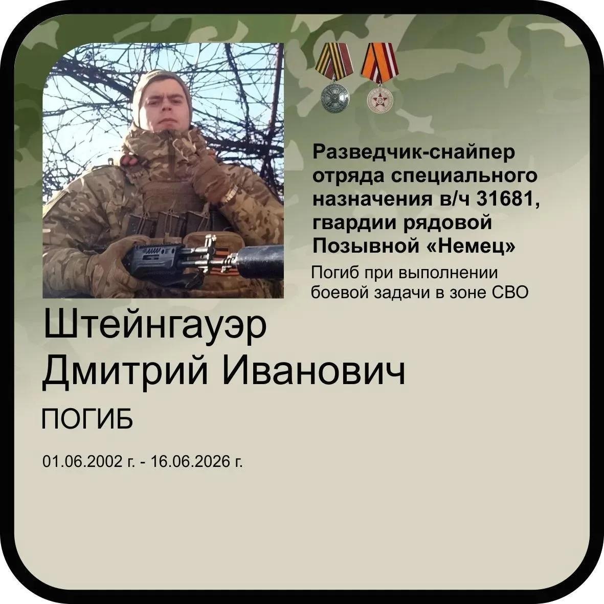 Shteyngauer Dmitriy Ivanovich