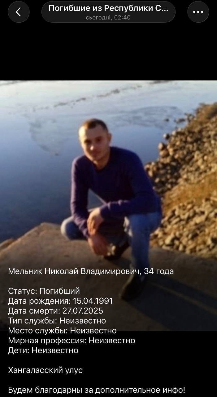 Melnik Nikolay Vladimirovich