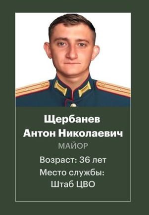 Shcherbanev Anton Nikolaevich