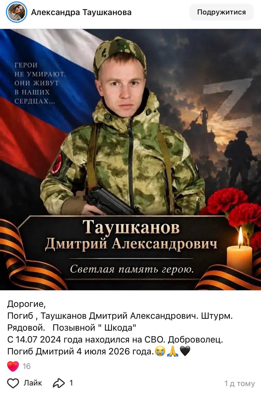Таушканов Дмитрий Александрович