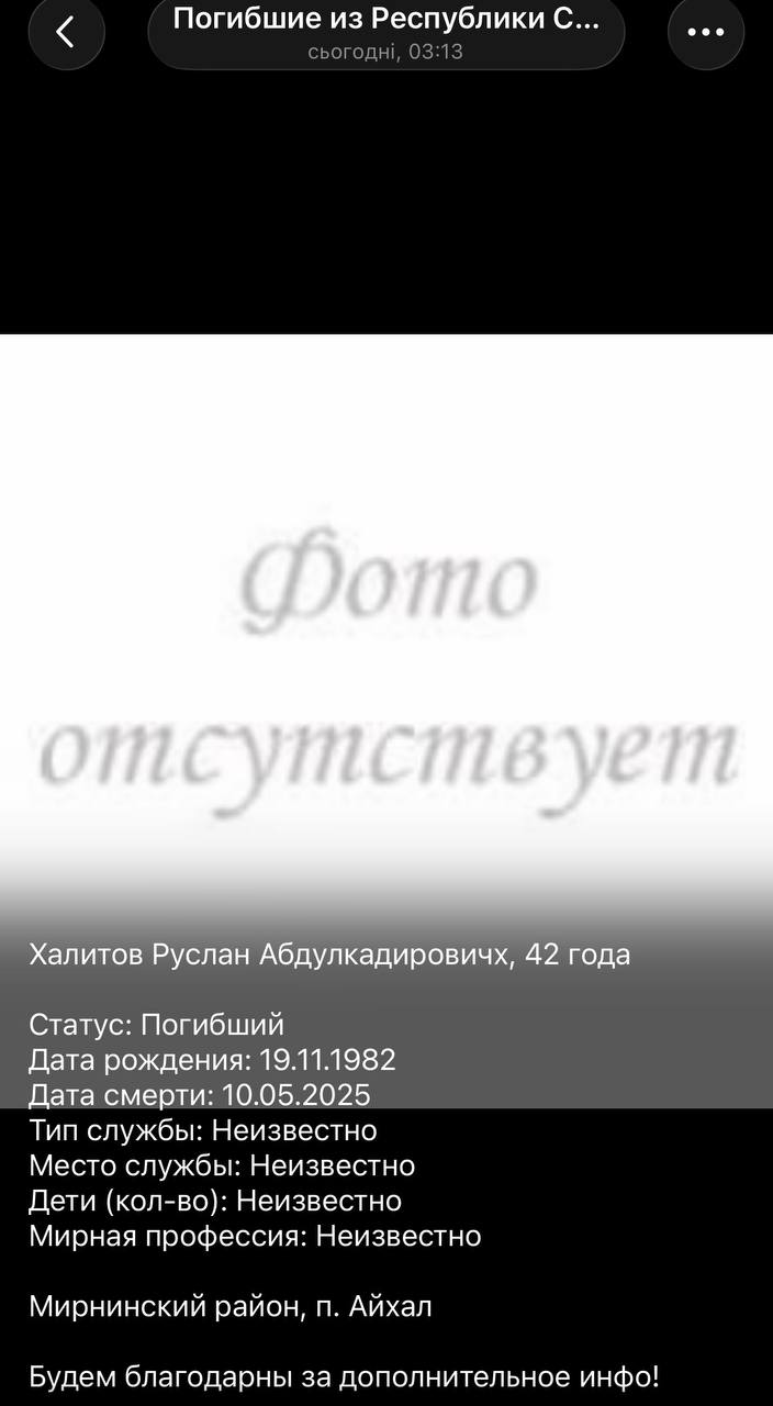 Халитов Руслан Абдулкадировичх