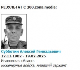 Субботин Алексей Геннадьевич