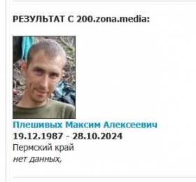 Pleshivykh Maksim Alekseevich
