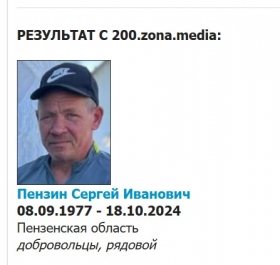 Penzin Sergey Ivanovich