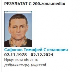 Safonov Timofey Stepanovich