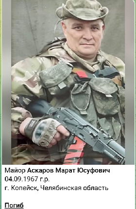 Askarov Marat Yusufovich