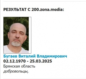 Bugaev Vitaliy Vladimirovich