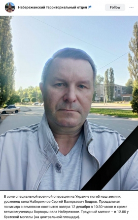 Bodrov Sergey Valerevich