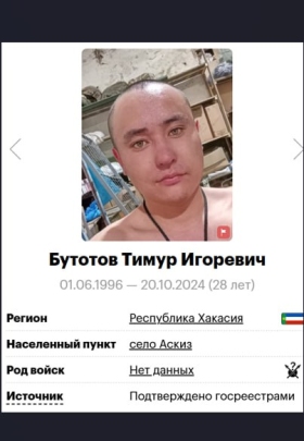 Butotov Timur Igorevich
