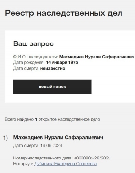 Махмадиев Нурали Сафаралиевич