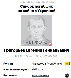 Grigorev Evgeniy Gennadevich
