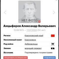 Antsyferov Aleksandr Valerevich