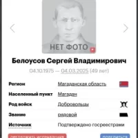 Белоусов Сергей Владимирович