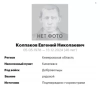 Kolpakov Evgeniy Nikolaevich