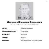 Lapchenko Vladimir Sergeevich