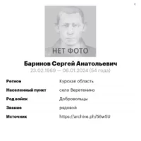 Barinov Sergey Anatolevich