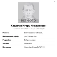 Kashigin Igor Nikolaevich