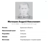 Matyushin Andrey Nikolaevich