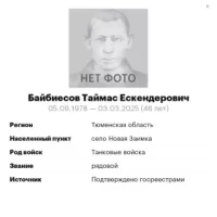 Baybiesov Taymas Eskenderovich