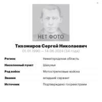 Tikhomirov Sergey Nikolaevich