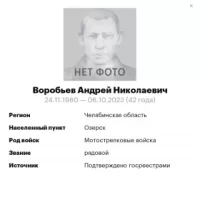 Vorobev Andrey Nikolaevich