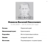 Novikov Vasiliy Nikolaevich