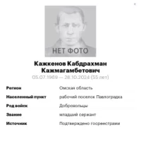 Kazhkenov Kabdrakhman Kazhmagambetovich