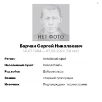 Barchan Sergey Nikolaevich