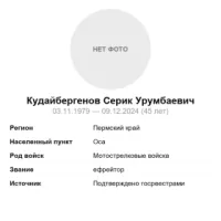 Kudaybergenov Serik Urumbaevich