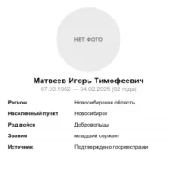 Matveev Igor Timofeevich