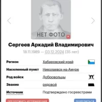 Sergeev Arkadiy Vladimirovich