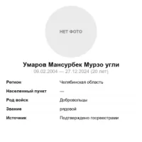 Umarov Mansurbek Murzo ugli