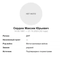 Сердюк Максим Юрьевич