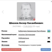 Shkakhov Anzor Khasanbievich