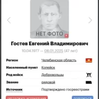 Gostev Evgeniy Vladimirovich