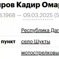 Kadirov Kadir Omarovich