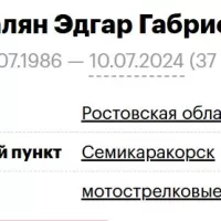 Bakhkalyan Edgar Gabrielovich