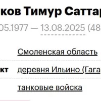 Kazakov Timur Sattarovich
