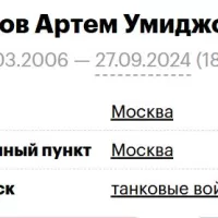 Shechkov Artem Umidzhonovich