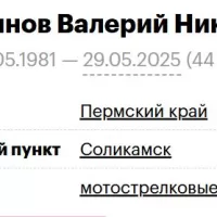 Tveritinov Valeriy Nikolaevich