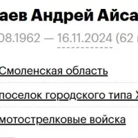 Yumaev Andrey Aysaevich