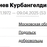 Kurbandurdiev Kurbangeldi Saparbaevich