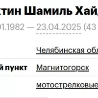 Nurbakhtin Shamil Khaydarovich