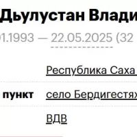Адамов Дьулустан Владимирович