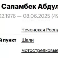 Idalov Salambek Abdulbekovich