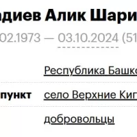 Akhmadiev Alik Sharipovich