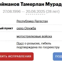 Suleymanov Tamerlan Muradovich