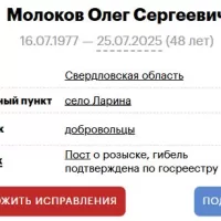 Molokov Oleg Sergeevich